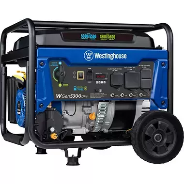 Westinghouse 9,500/12,500-Watt Dual Fuel Portable Generator