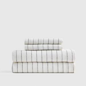 Linen Sheets | Quince in Pencil Stripe