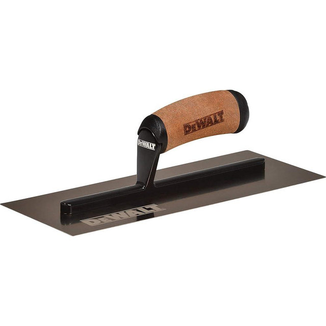 DEWALT 12" 0.7 MM Flex Drywall Trowel | Triple-Hardened Stainless Steel, High-Impact Handle | Sheetrock Gyprock Wall-Board Plasterboard | DXTT-2-961