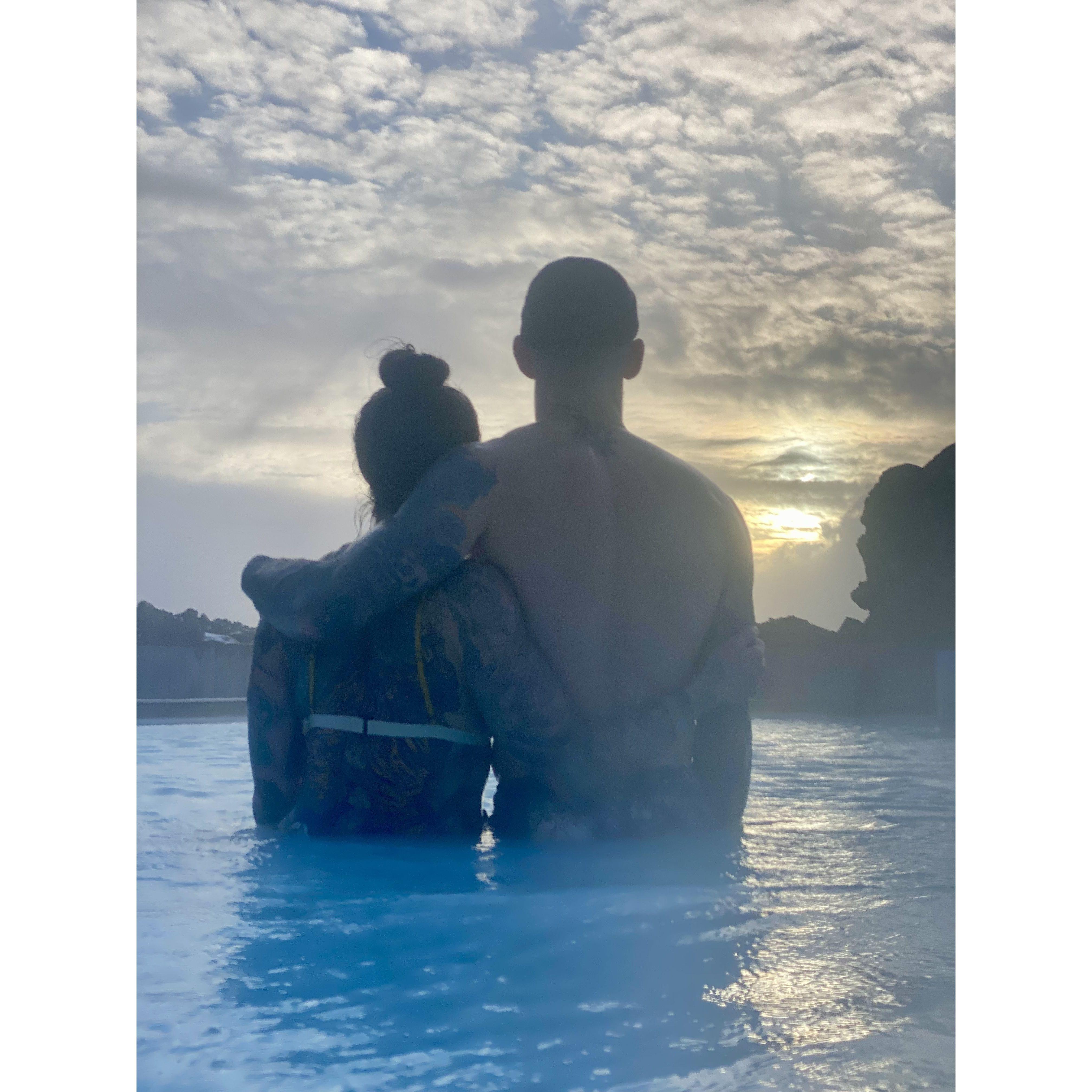 Our last night at the Blue Lagoon, Iceland