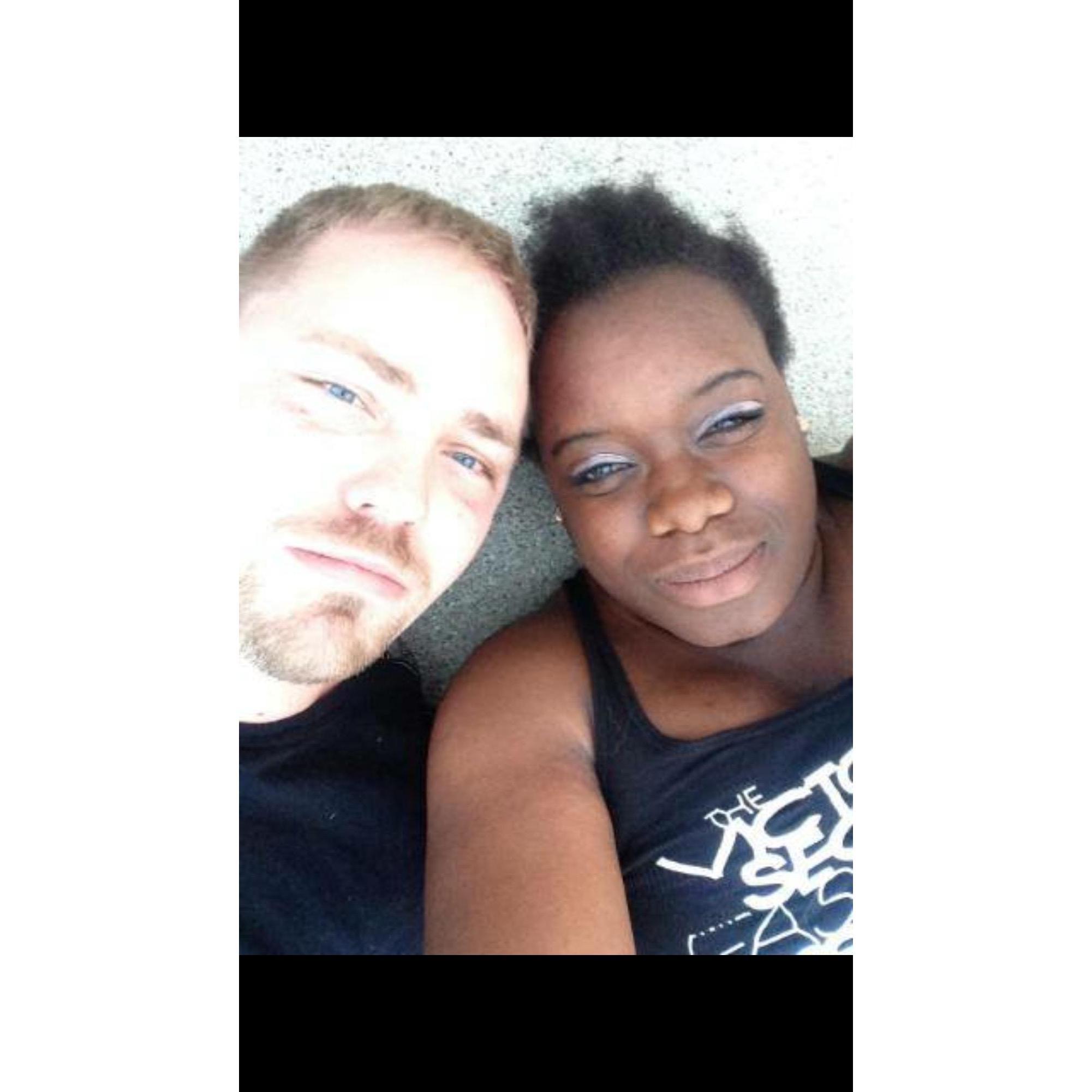 this was the very first picture we took together before we were "official"!!