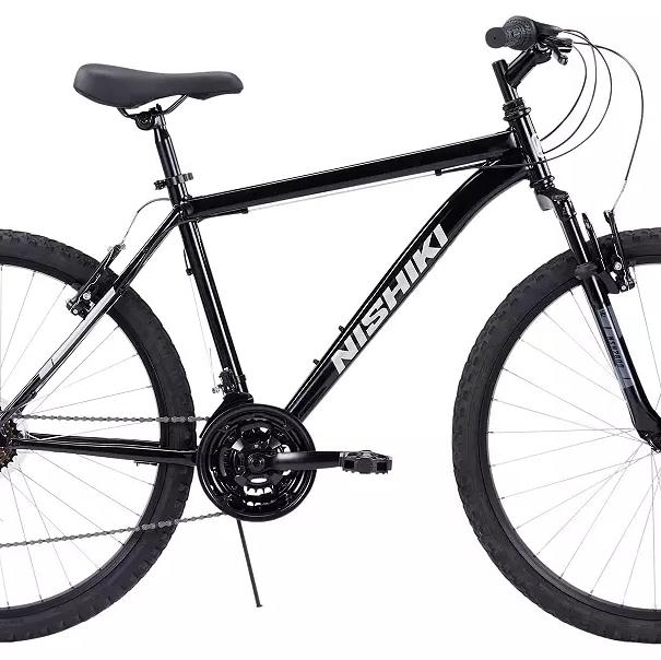 Nishiki Men's Pueblo 26" Mountain Bike LARGE frame black and silver
