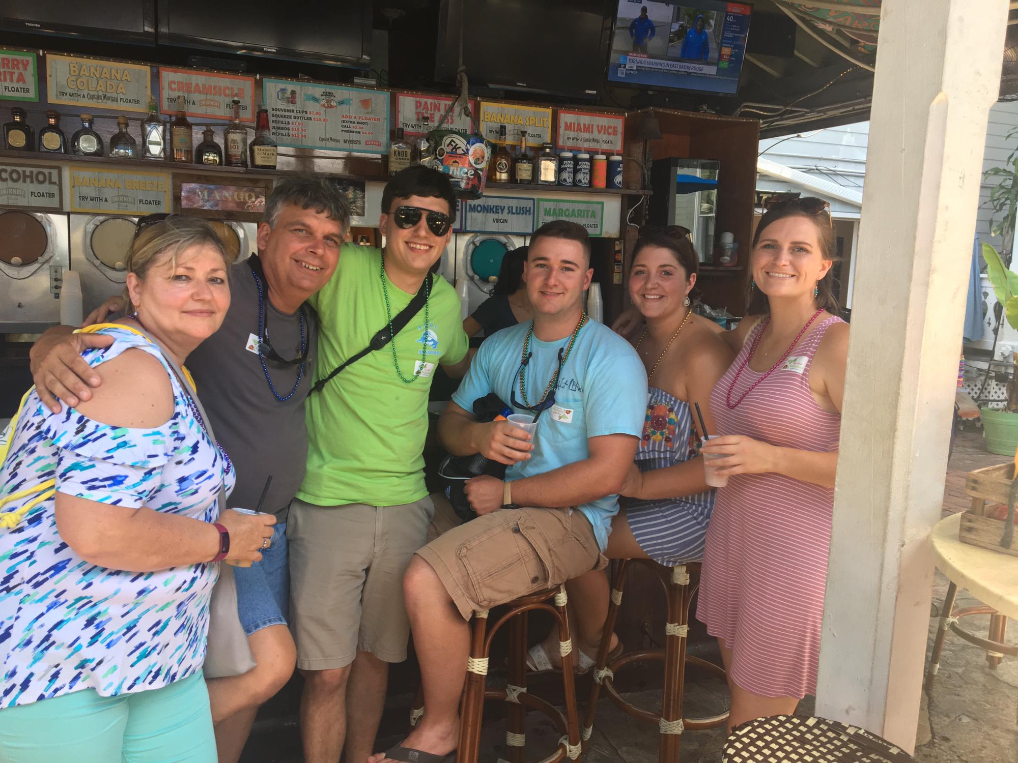 Making memories in the Florida Keys with Jackie, Terry, Monica, & Dan