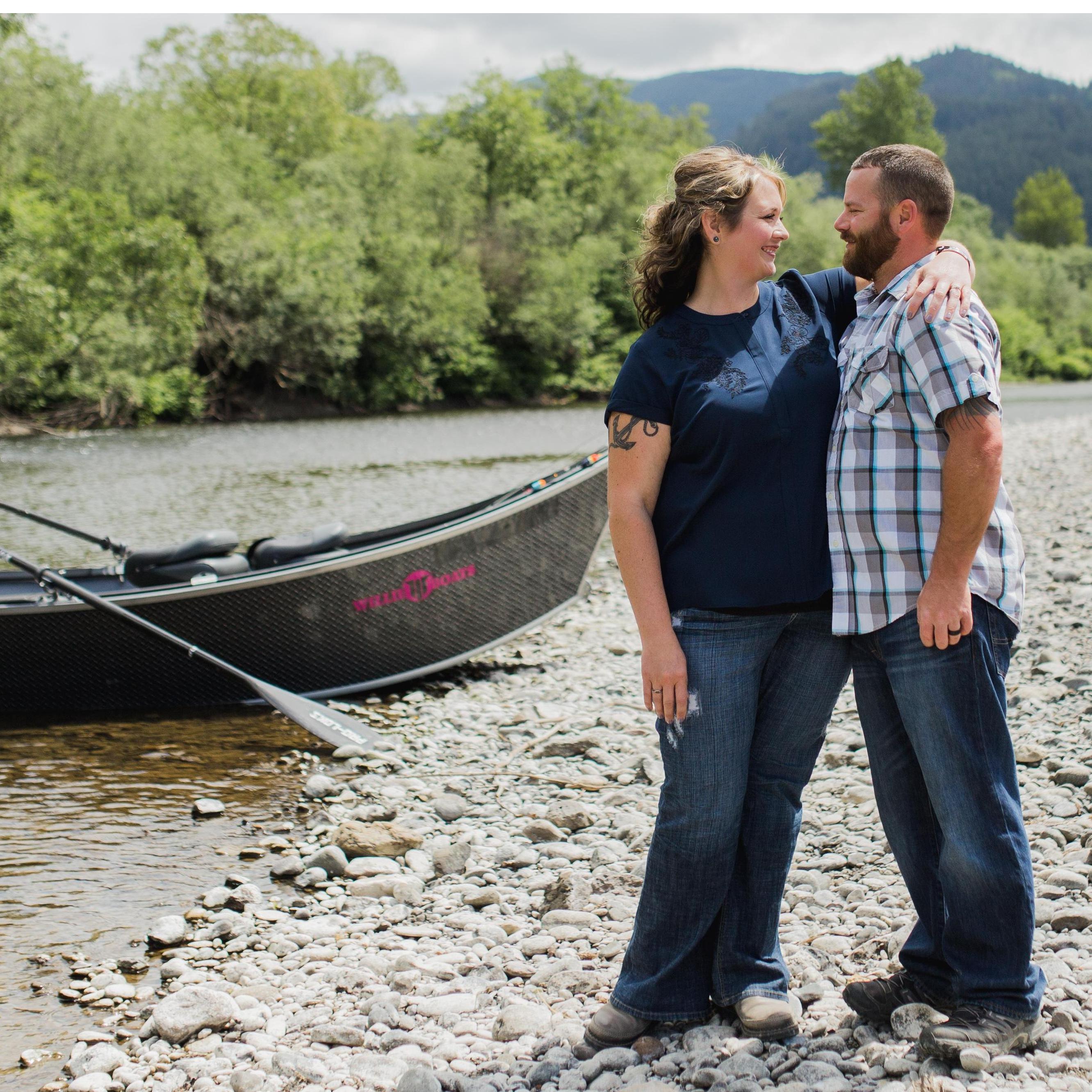 Our two favorite things, each other and fishing