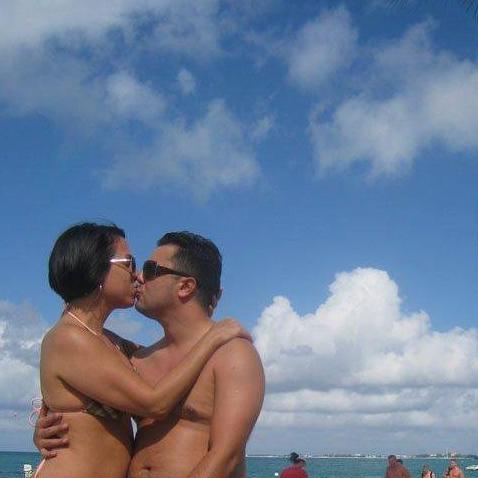 Kissing in The Cayman's. 2011