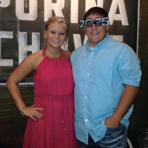 At Alyssa's high school graduation party, 2015