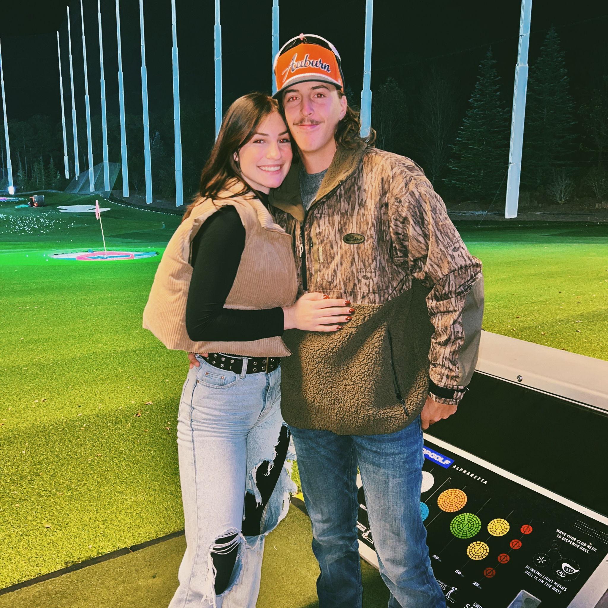 Our first official picture as boyfriend and girlfriend :)