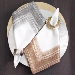Bodrum Cornice Napkin - Silver