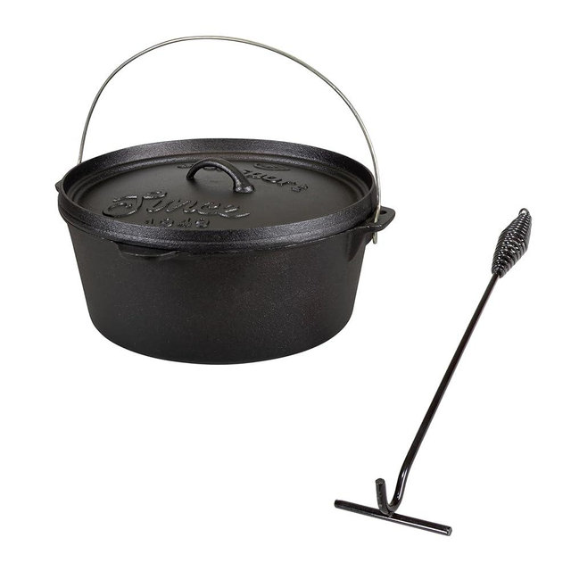Stansport Pre-Seasoned Cast Iron Dutch Oven