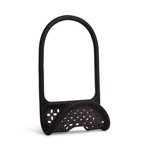 Umbra Sling Flexible Sink Caddy, Non-slip – Holds Sponge, Scrubbing Brush or Dishrag, Black