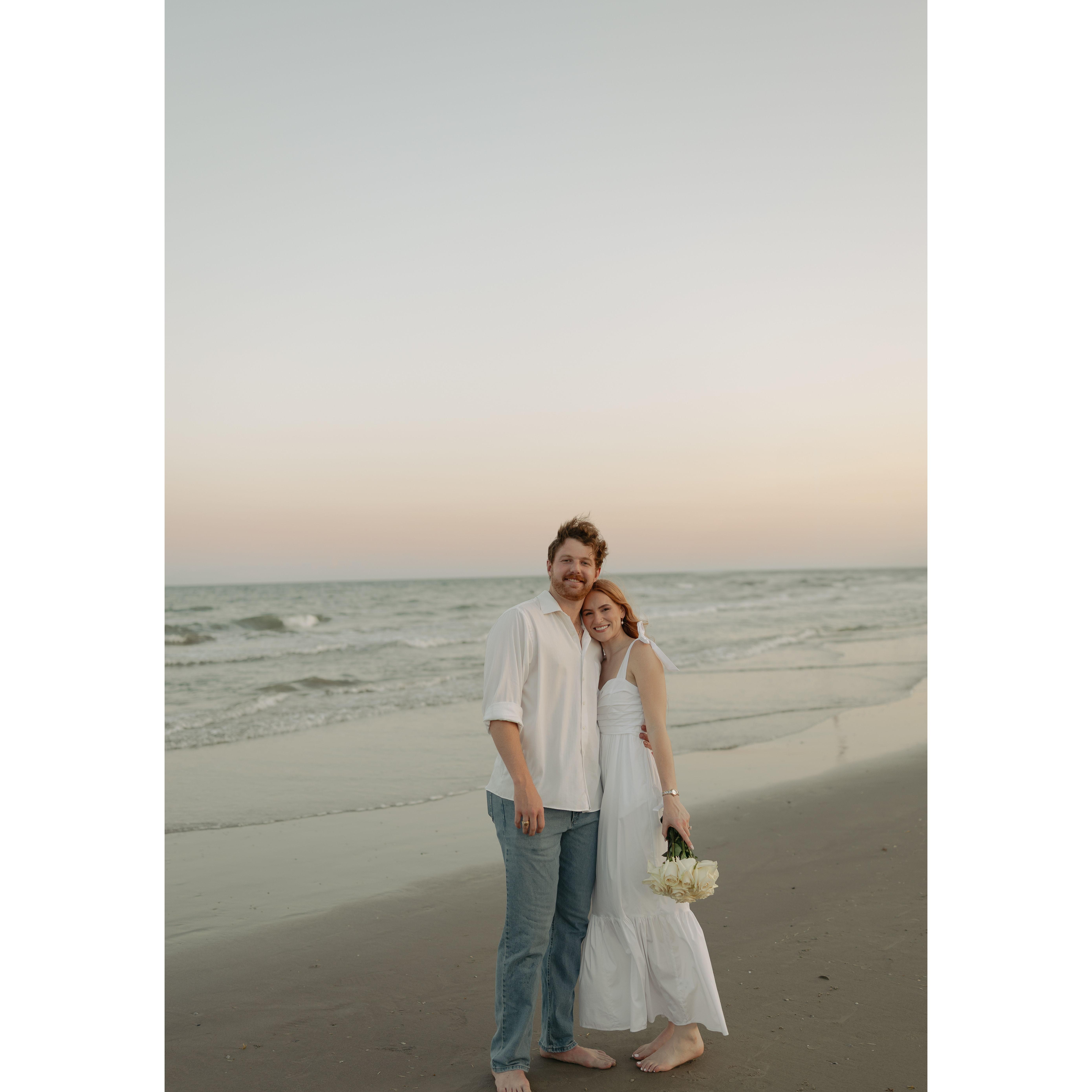 Engagement shoot in Galveston, TX!