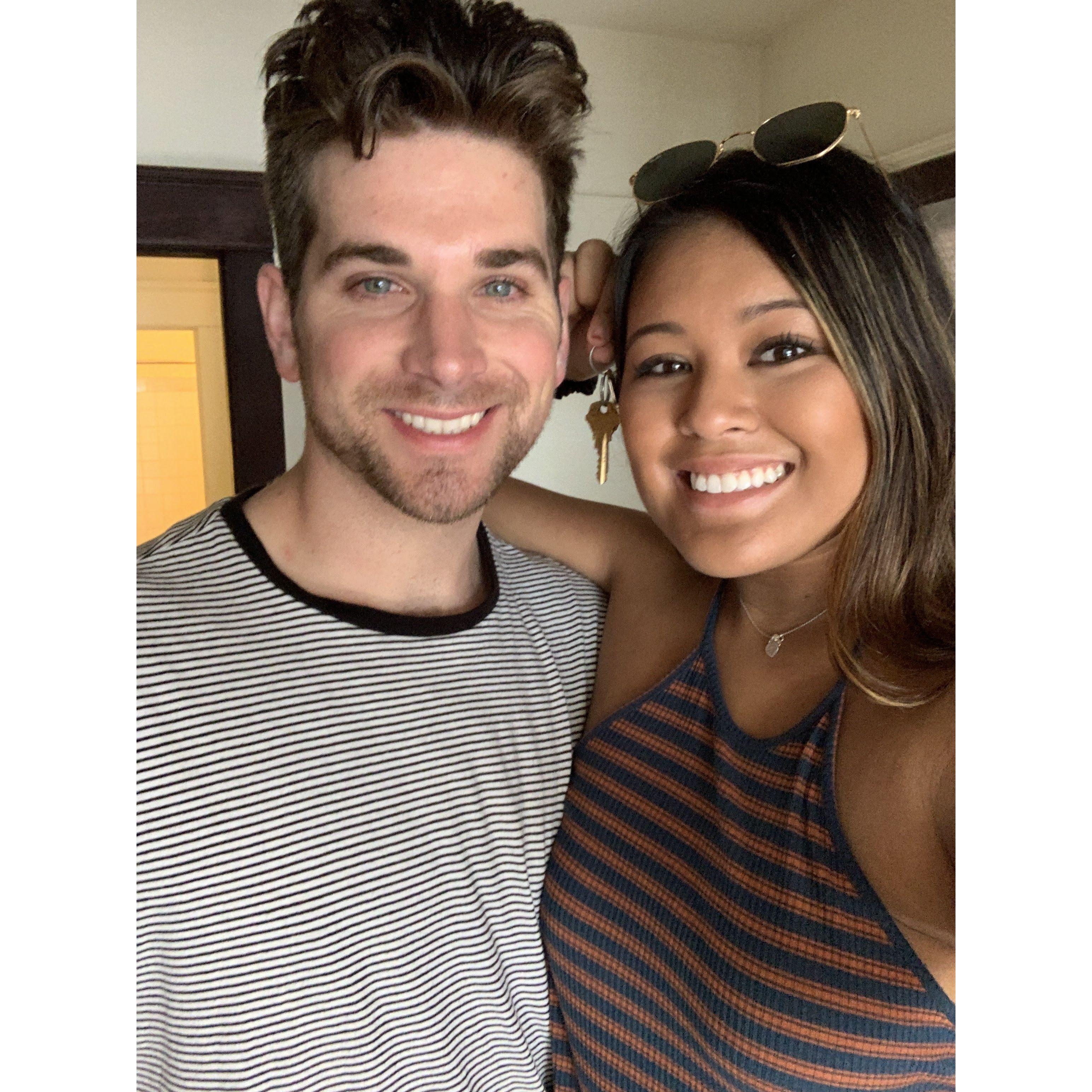 Moving into our first apartment on Second Ave in Downtown San Diego!