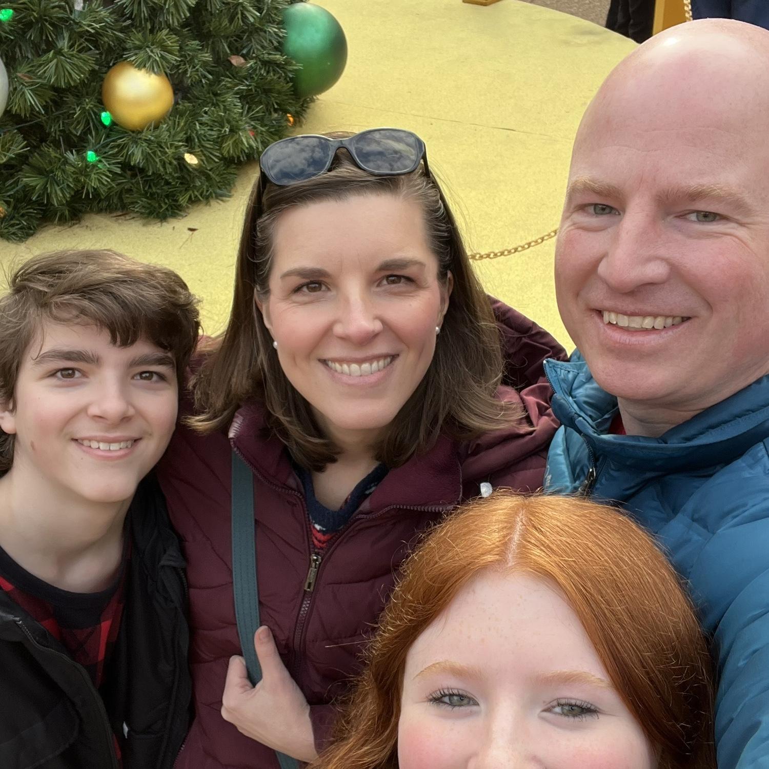 Christmas Town at Busch Gardens... We enjoy amusement parks!