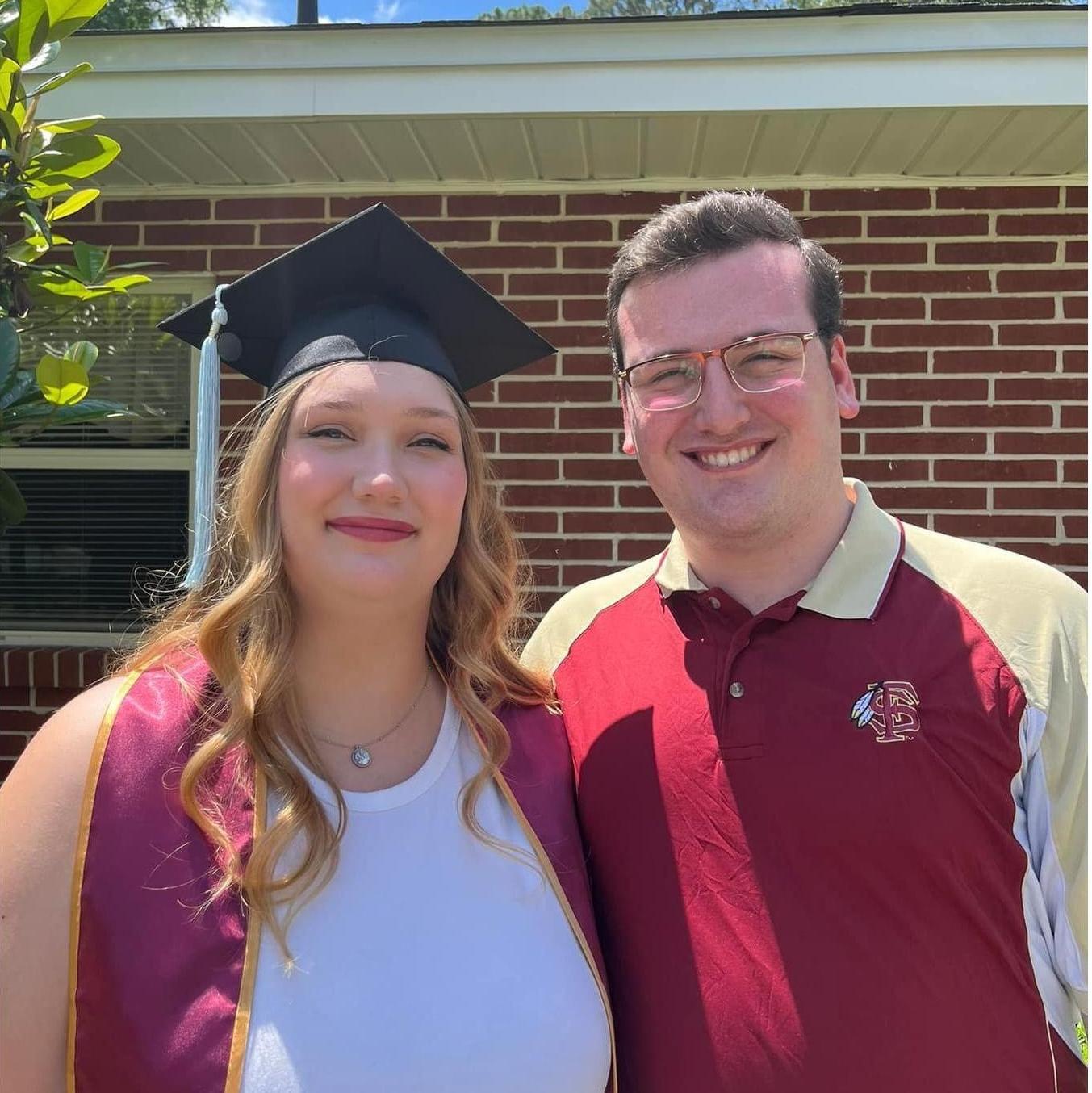 Maddie's graduation! May 2023.