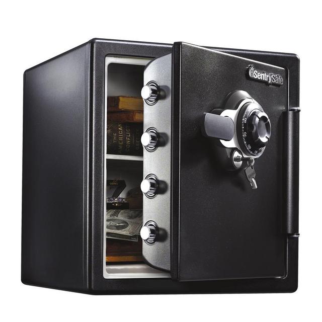 SFW123DTB 1.23 cu. ft. Fireproof Safe and Waterproof Safe with Dial Combination