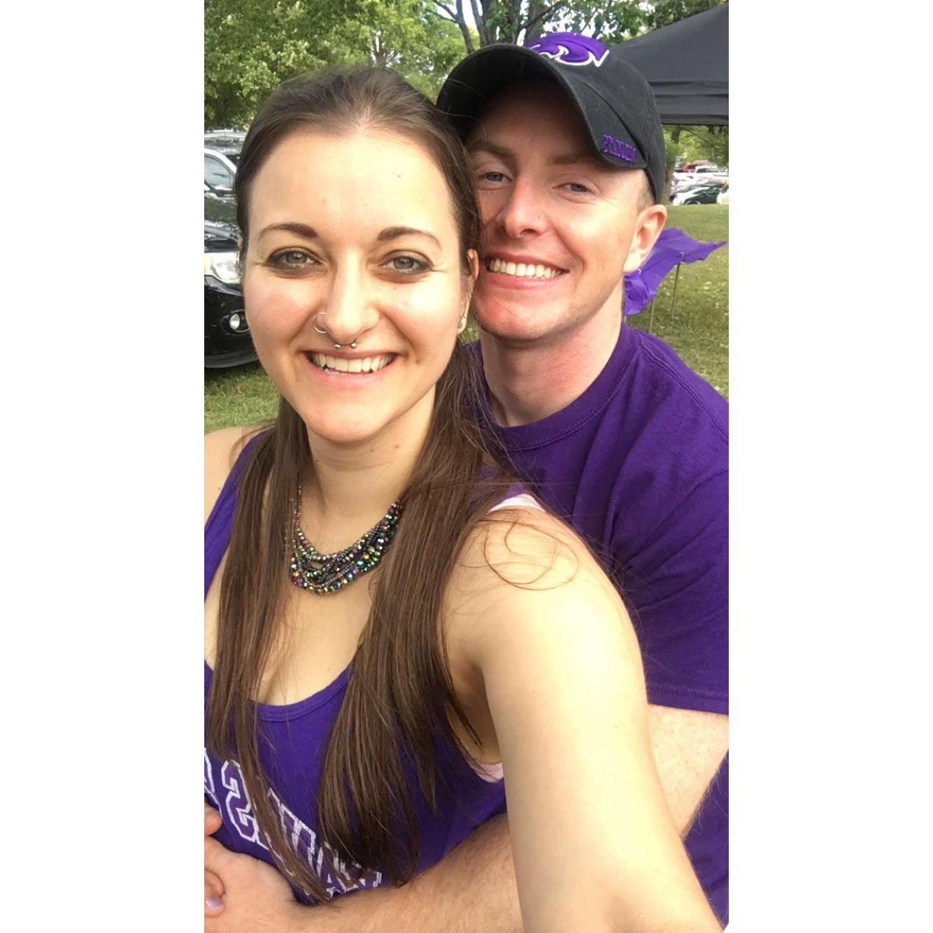 One of many K-State football games!