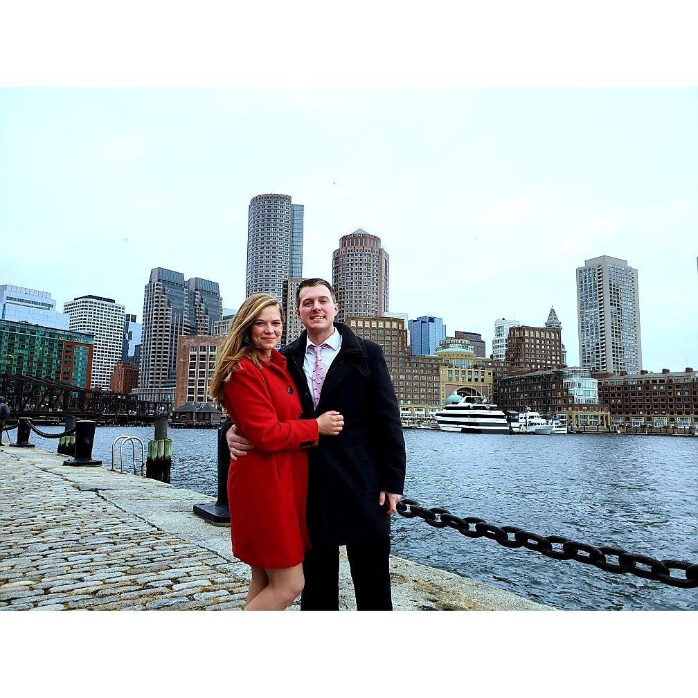 Andrew had just proposed and I could not have been happier!