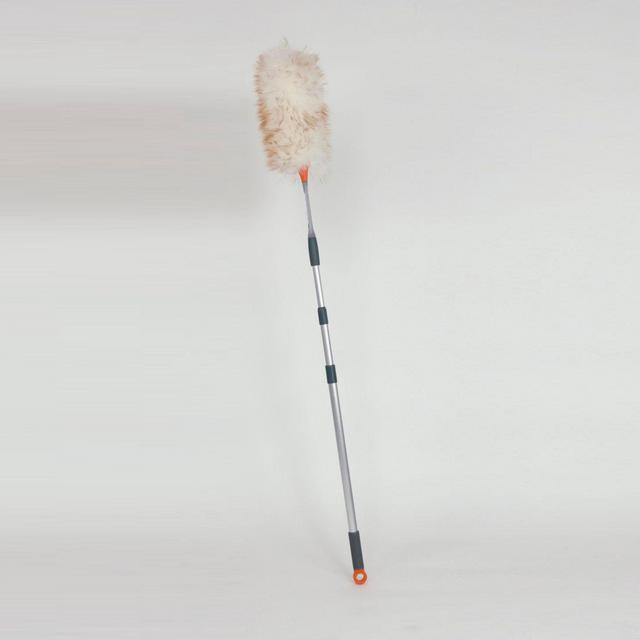 Casabella® Extandable Lambswool Duster in Grey/Orange
