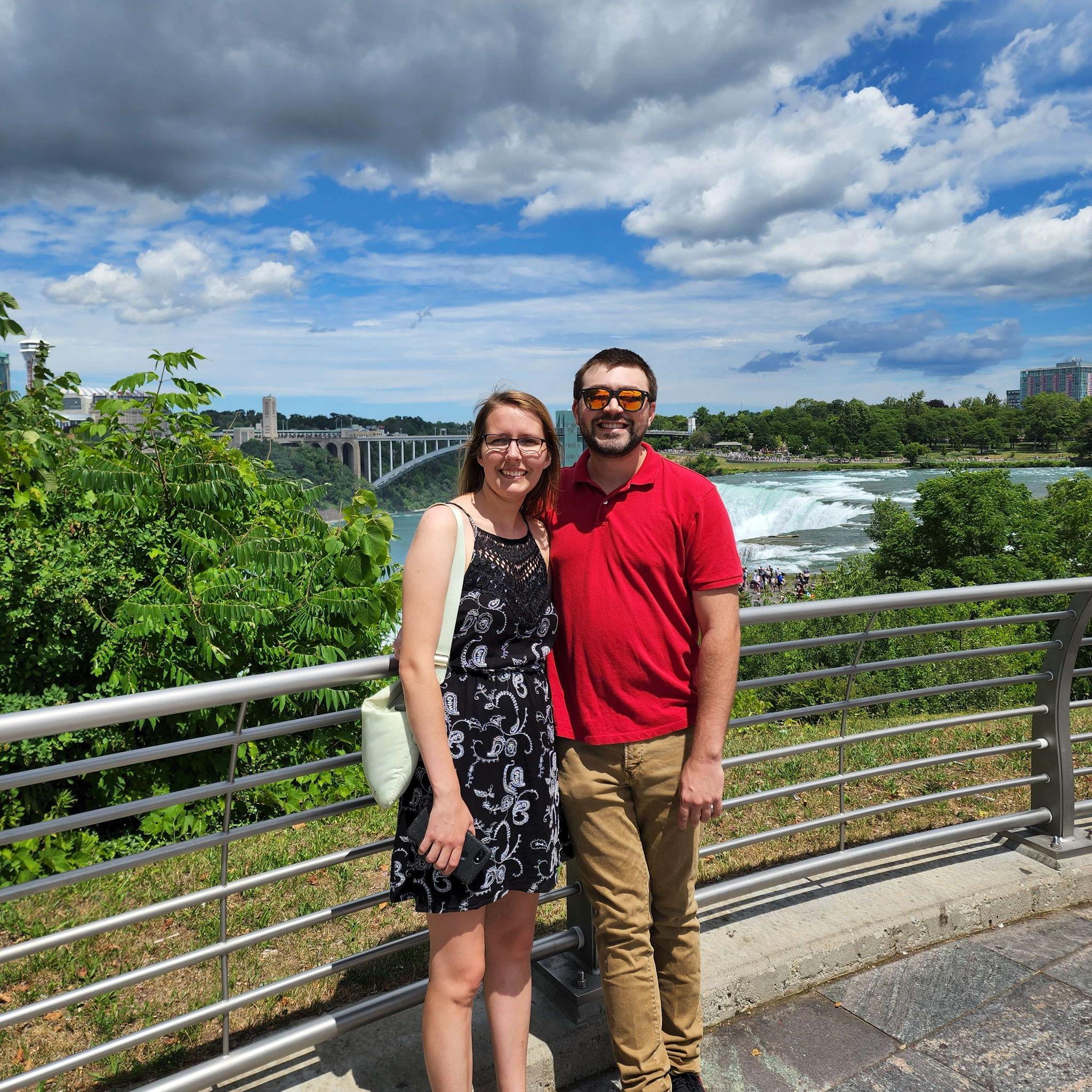Anthony's first time at Niagara Falls