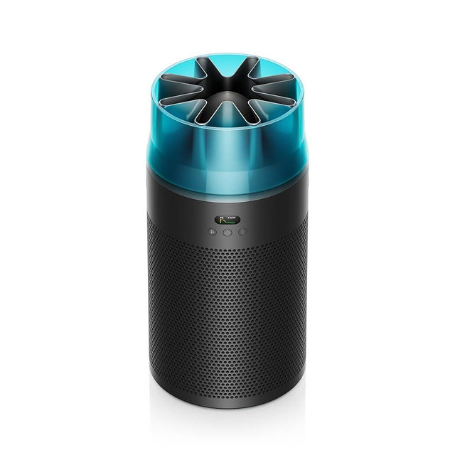 Dyson Hushjet Compact Purifier, Engineered for Powerful, Whisper-quiet, Whole-room Air Purification, Homes with Pets, Allergies, Fully-sealed filtration, 5-year no change filter (Black/Teal)