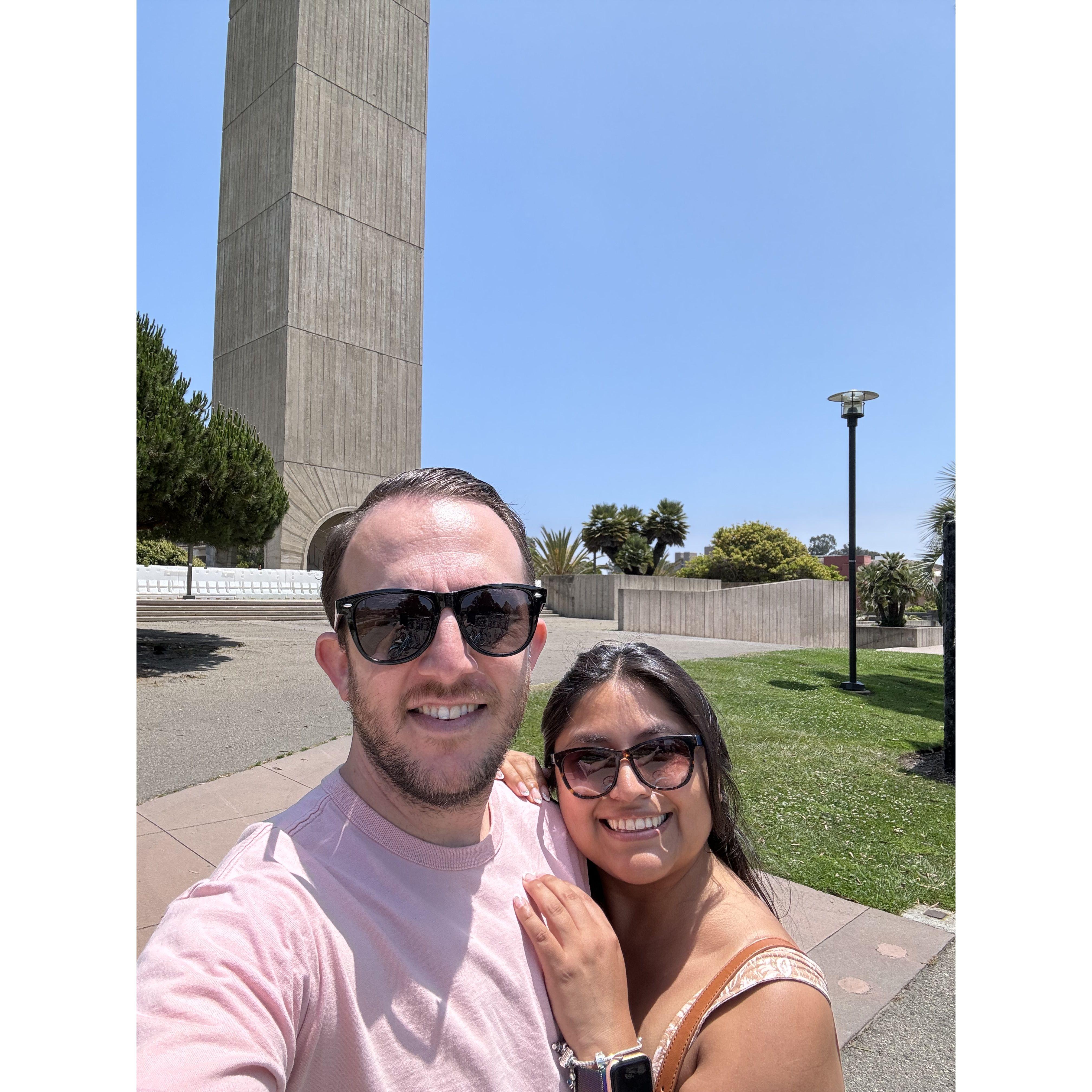 Our first time in Santa Barbara together