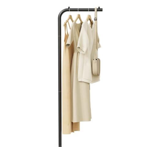 Metal Coat Rack Freestanding, Stable Clothing Rack with Rock Base, Coat Tree Suitable for Bedroom, Hallway, Office, 70.8 Inches High, Black