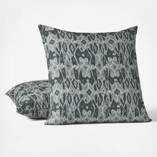 Cavallo Organic Print Decorative Pillow Cover