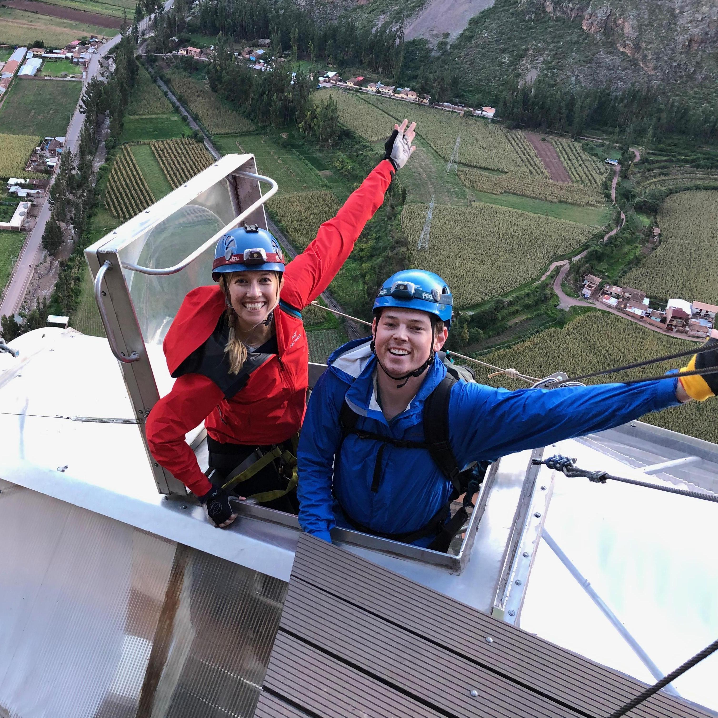 400 meters above the Sacred Valley, Peru 2019