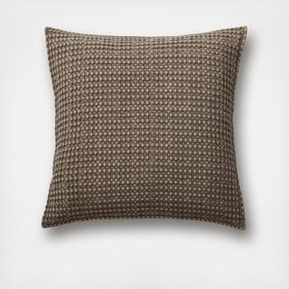 Mills Waffle Square Throw Pillow