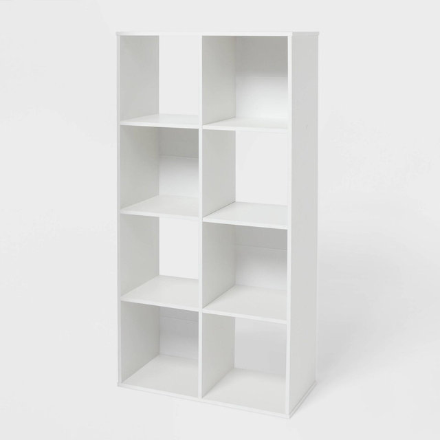 8-Cube Book Shelf White - Brightroom™
