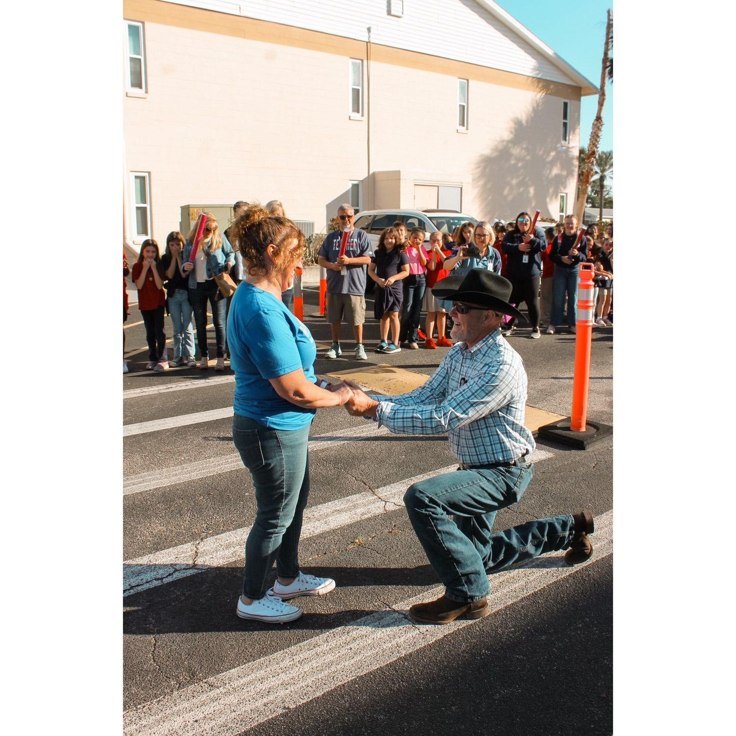 Nealy knew it was coming soon. . .just did not know when or how. . .Mark and his secret crew COMPLETELY surprised Nealy in front of all preschool and elementary students and teachers!