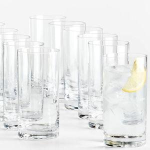 Aspen 18-Oz. Highball Glasses, Set of 12