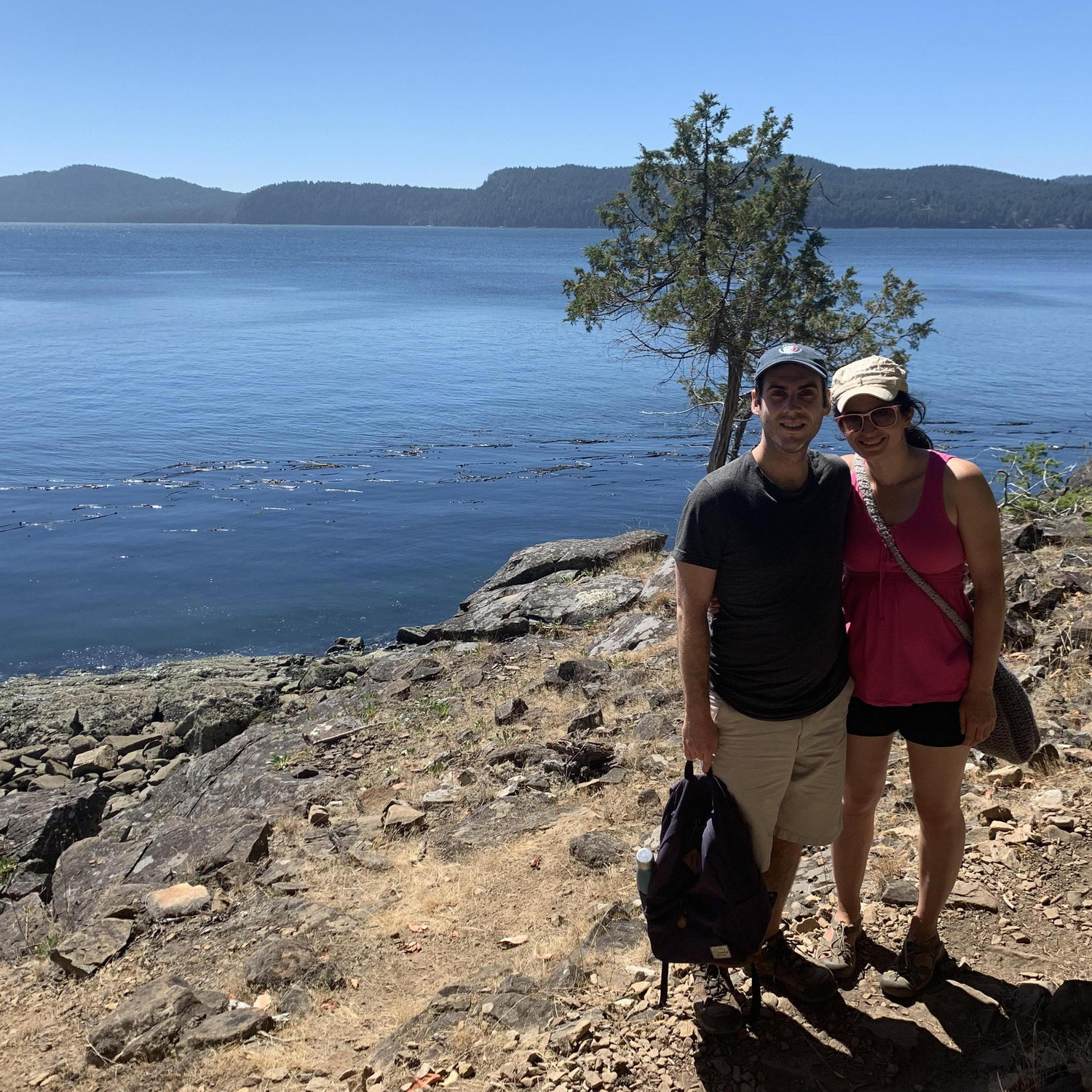 On Mayne Island.