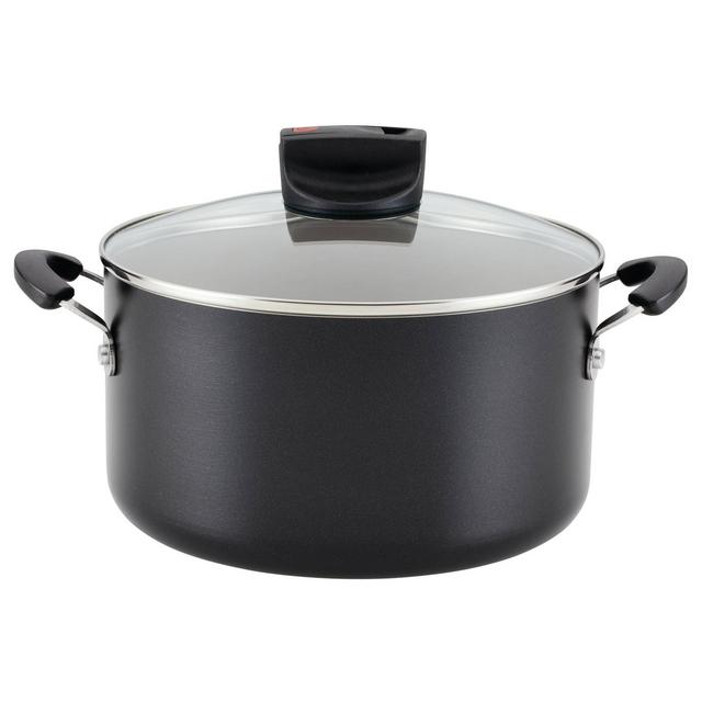 Farberware Smart Control 6qt Aluminum Covered Stock Pot Black