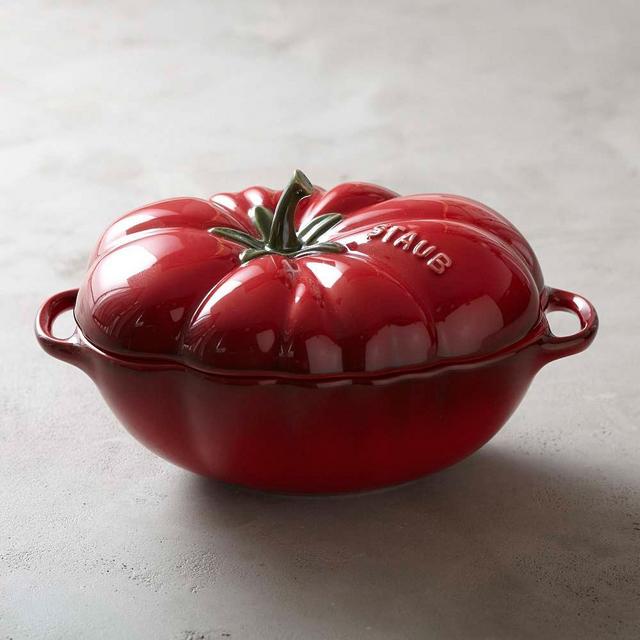 Staub Ceramic Stoneware Tomato Cocotte, 16-Oz.