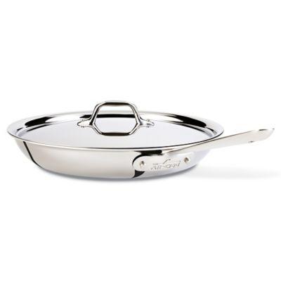 All-Clad Stainless Steel 12-Inch Fry Pan with Lid