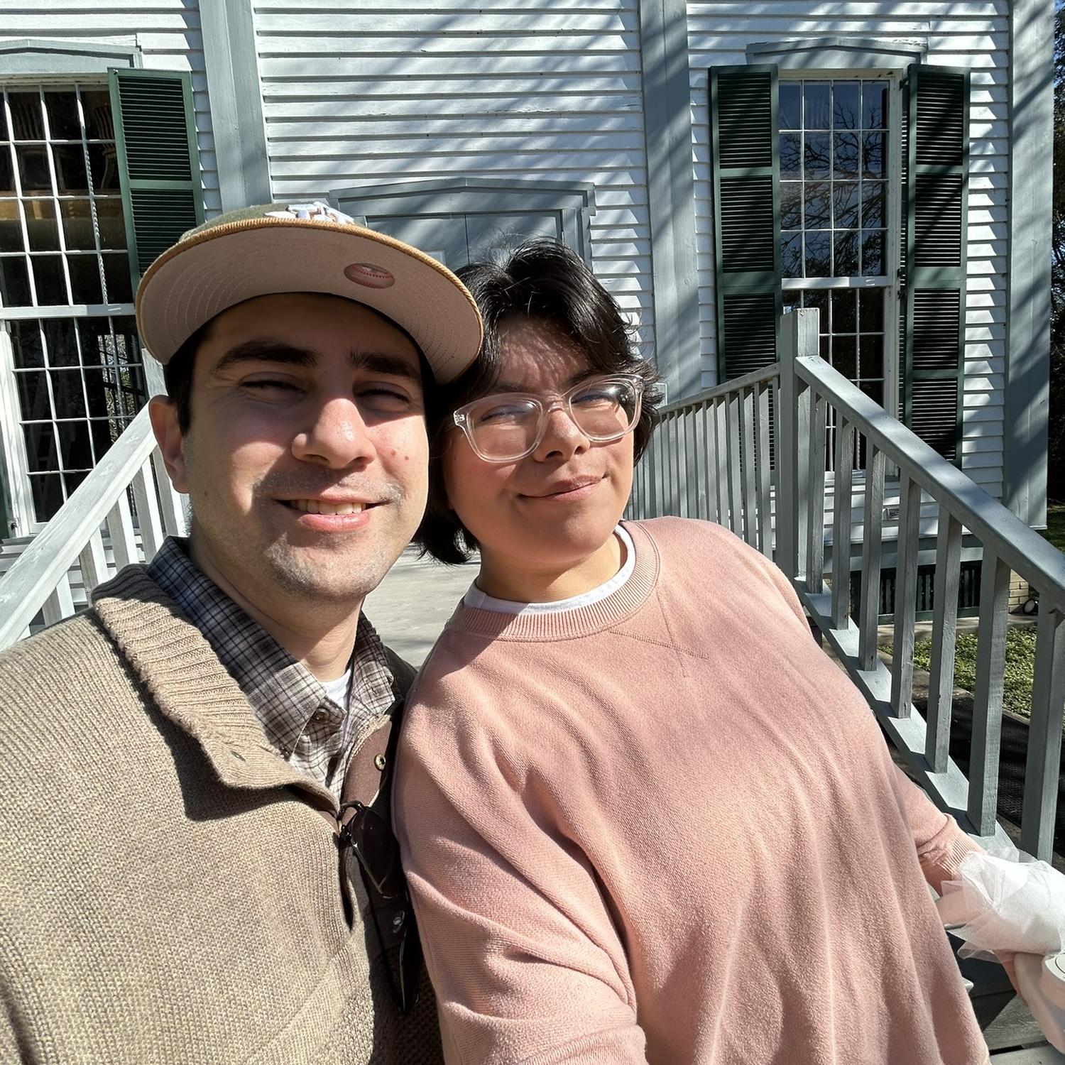 Our first time seeing the church together ! 💒