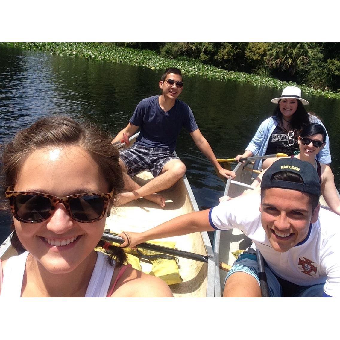 One of our first dates! Peep our BFF Rachel!