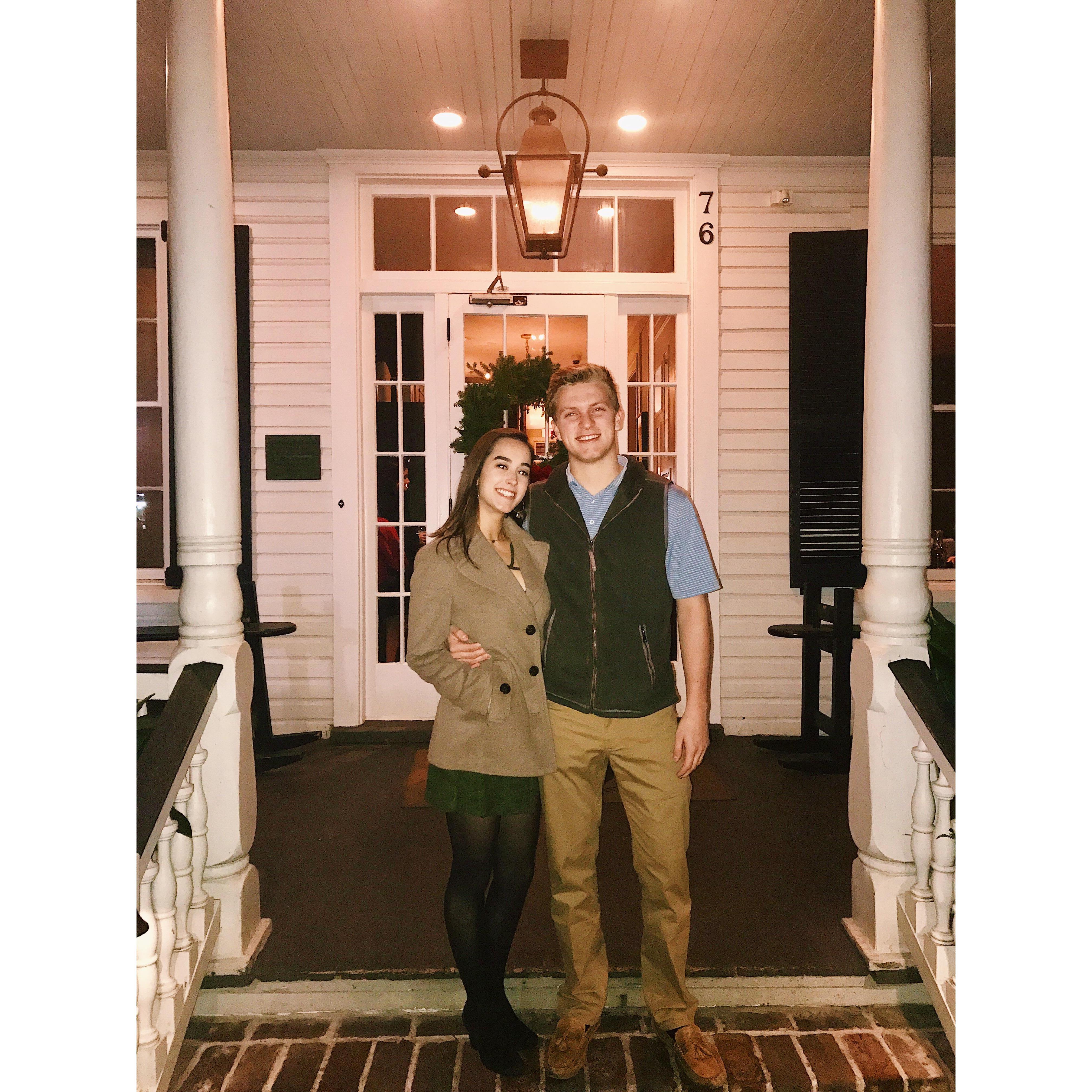 Our first trip together! This was the Taylor Charleston trip where Jordan got to meet all of Hunter's family for the first time.