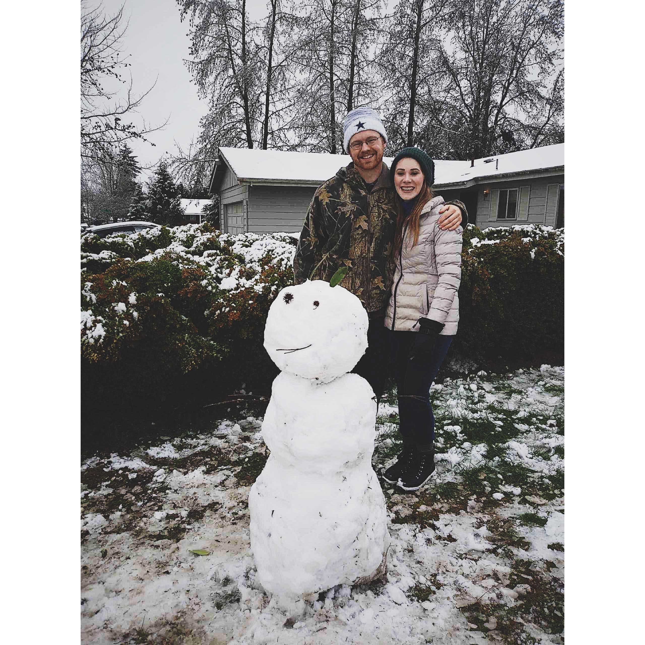 our first photo together