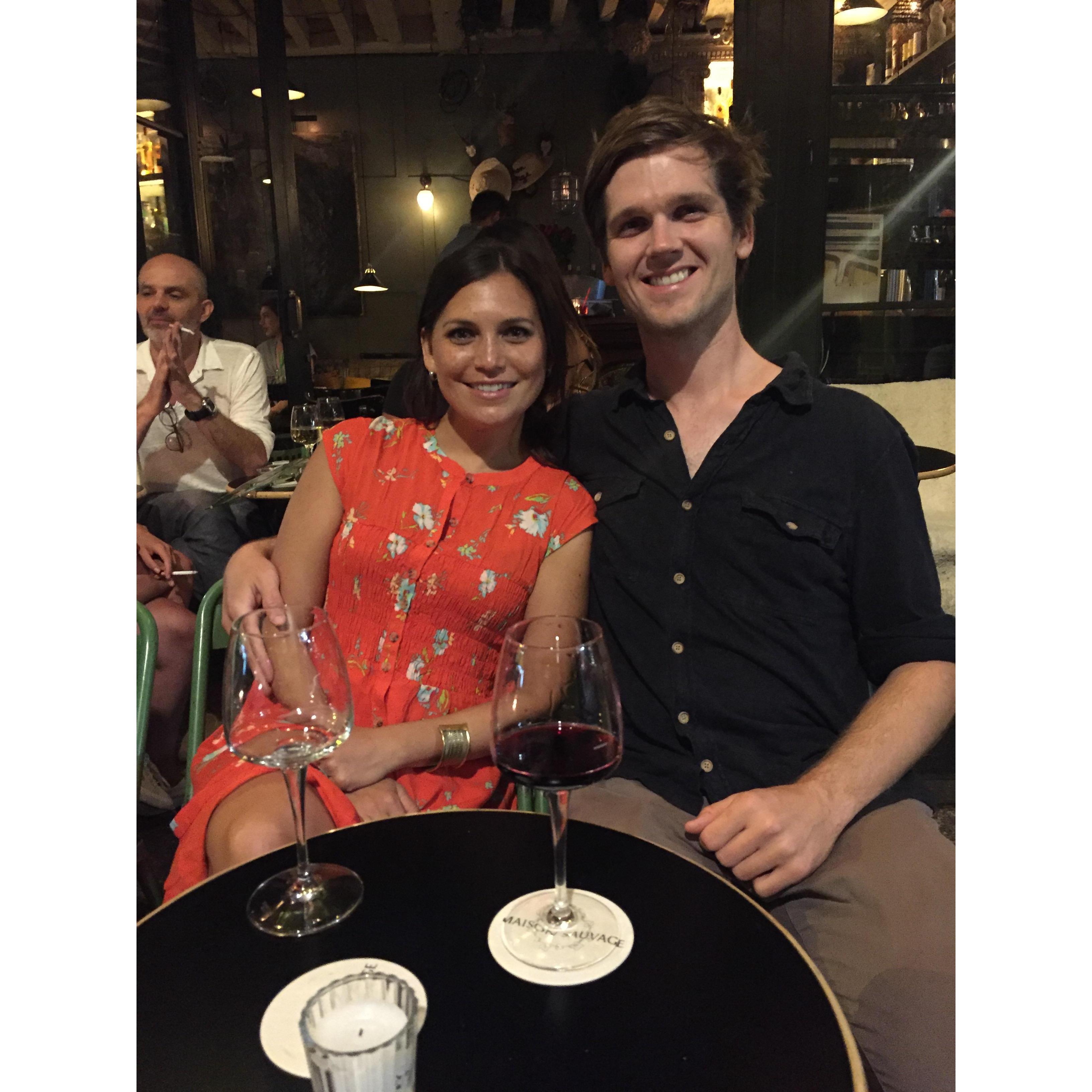 Paris nights are for lovers. August 2018.