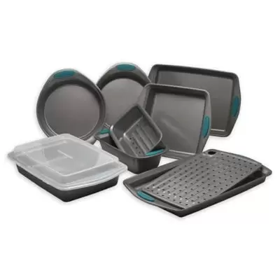 Rachael Ray™ Yum-o!® Nonstick 10-Piece Bakeware Set in Grey