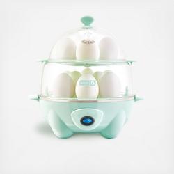 Aqua Dash Deluxe Express Two-Tier Egg Cooker #K50780 NEW IN BOX