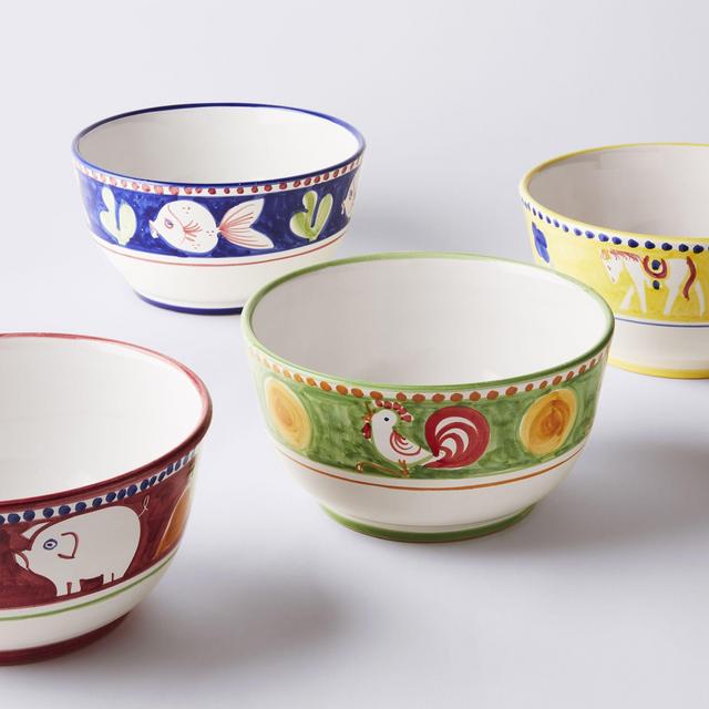 Hand-Painted Italian Campagna Serving Bowl