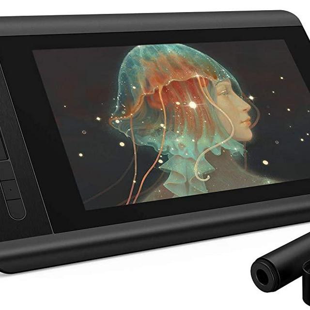 XP-PEN Artist12 11.6 Inch FHD Drawing Monitor Pen Display Graphic Monitor with PN06 Battery-Free Pen Multi-Function Pen Holder and Glove 8192 Pressure Sensitivity