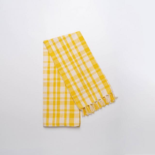 Cotton Gingham Kitchen Towel Yellow - Threshold™