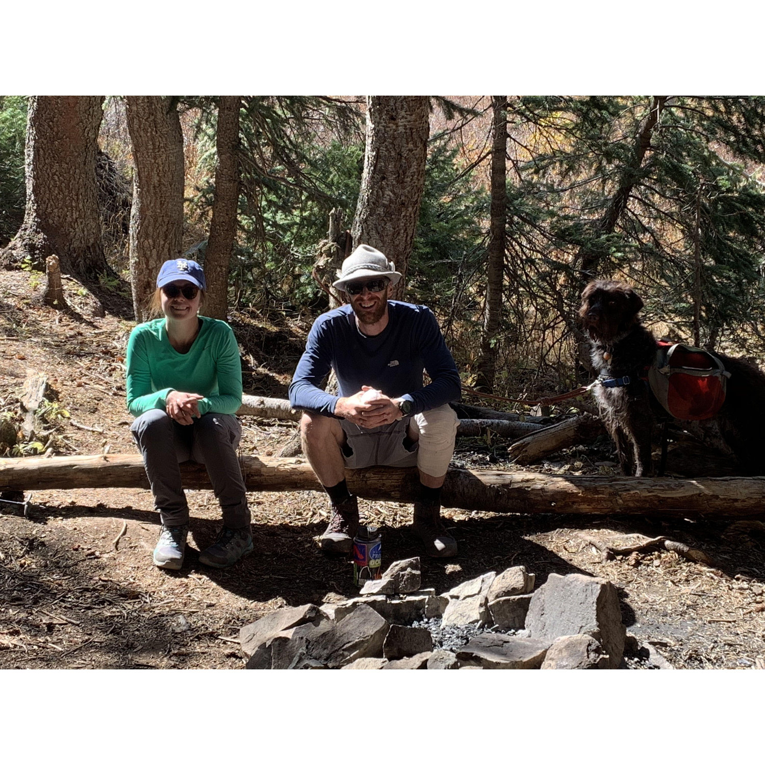 Backpacking 4 Pass Loop - Herzog was with us!