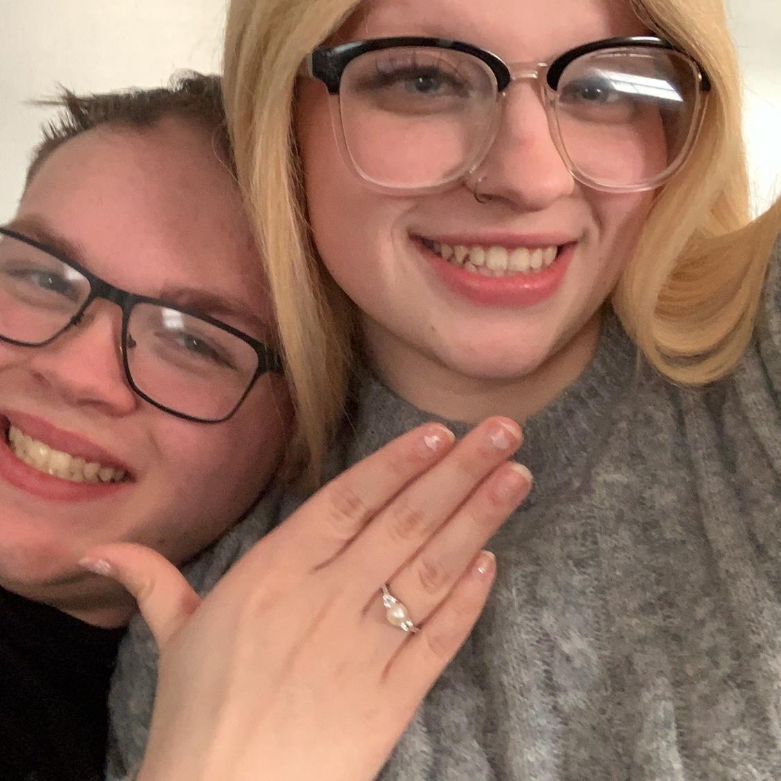 Right after we got engaged!!!