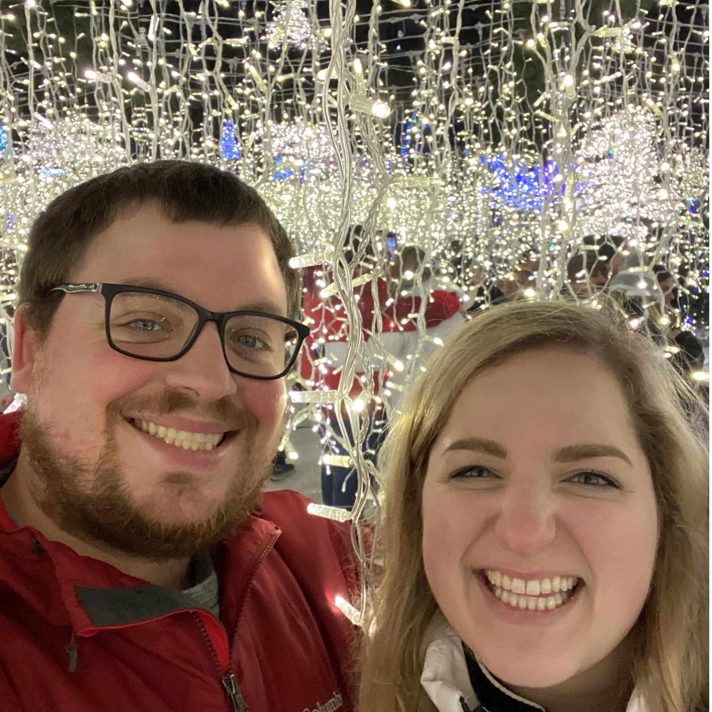 We love to partake in the local holiday festivities. We went up to Seattle's Enchant light show at T-Mobile Park. It was magical!