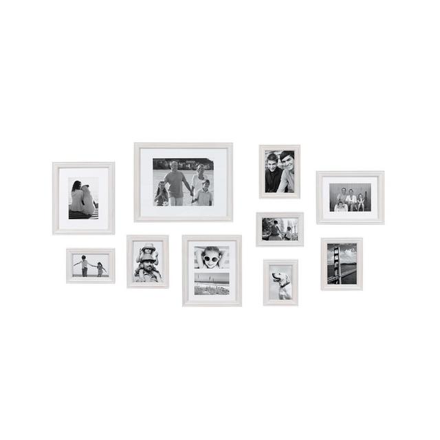 Kate and Laurel Bordeaux Gallery Wall Wood Picture Frame Set